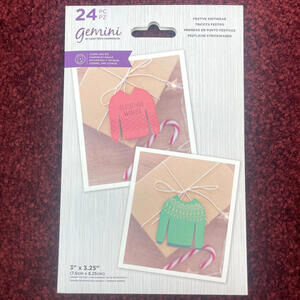 Crafter Companion Gemini Christmas Stamp & Die Holiday Sweater Festive Knitwear